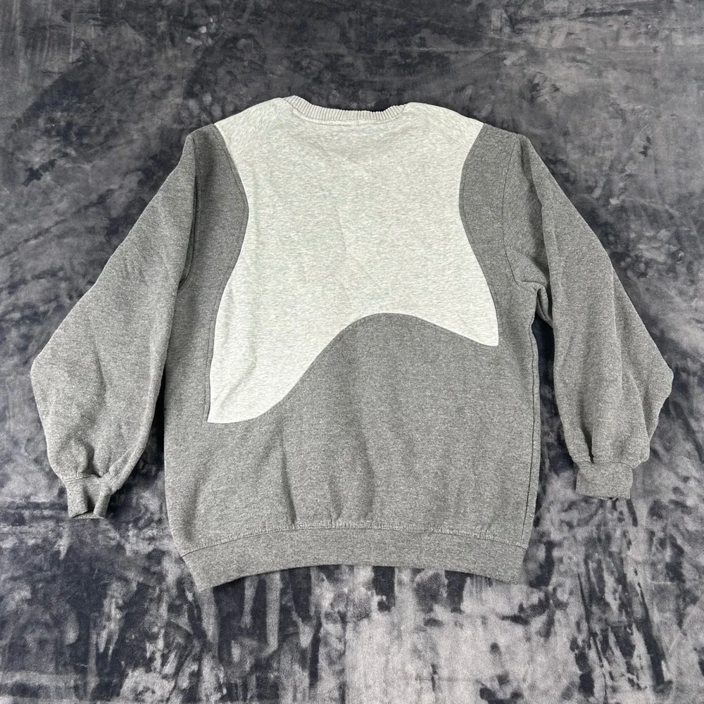 Jordan Sweatshirt Mens Small Grey‎ Colorblock Jumpman Fleece Pullover 2460
